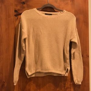 Forever 21 Tan Knit Sweater